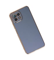 Newface Xiaomi Mİ 11 Lite Kılıf Volet Silikon - Mavi