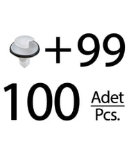 Citroen, Fiat, Ford, Peugeot, Renault için Döşeme Klipsi-100'lü