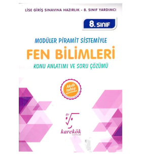 Karekök Yayıncılık Karekök Lgs Mps 8.sınıf Fen Bilimleri Konu Anlatımı Ve Soru Çözümü (yeni) (Çok Renkli)