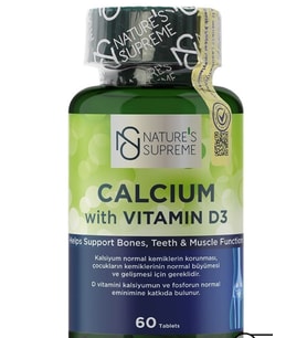  Nature's Supreme Calcium with Vitamin D3 60 Tablet