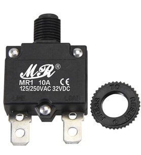 Powermaster Reset Butonu 220V  10 Amper MR1 2 Pin