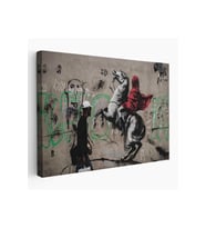 Banksy Napolyon Geçişi Alpler Kanvas Tablosu-5094