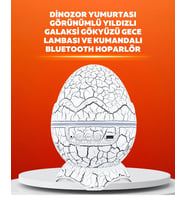 Dinozor Yumurtası Tasarımlı Projektörlü Gece Lambası