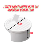 15x15  Süzgeçler  İçin Gider Kapağı, Yer Süzgeci, Izgarası Gider Kapağı, Yer Süzgeci Süzeği