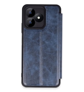 Newface Realme Note 50 4G Kılıf Flip Cover - Lacivert