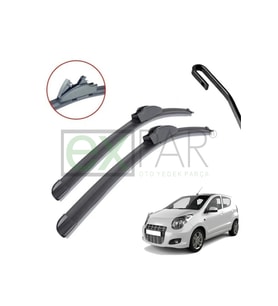SUZUKİ ALTO ÖN CAM SİLECEK SÜPÜRGESİ TAKIMI 2009 - 2012 ALTO ÖN SİLECEK SAĞ SOL Uyumlu