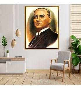 ÇERÇEVELİ ATATÜRK TABLO S412