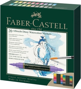 Faber-Castell A.Dürer Suluboya Markörü 20'Li (Çok Renkli)