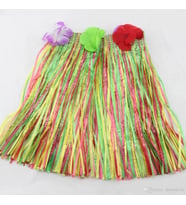Hawaii Hula Eteği Karışık Renk 40 cm (5365)