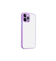 Apple iPhone 13 Pro Max Uyumlu Kılıf Zore Hux Kapak (Lila)