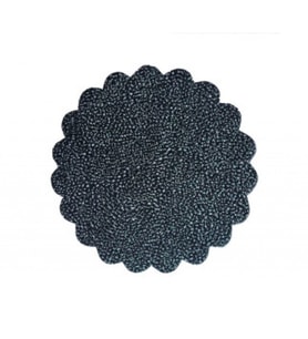 Organze karlı 22cm siyah p100-