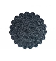 Organze karlı 22cm siyah p100-