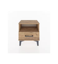 Arges Komodin Tek Raflı Tek Çekmeceli 44x30x48 Çam-Çam