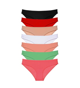 7 adet Süper Eko Set Likralı Kadın Slip Külot
