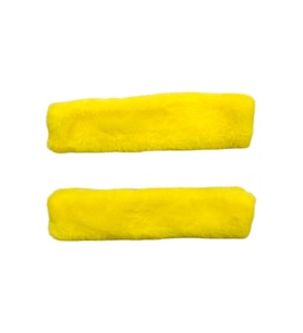 Peluş Seyahat Emniyet Kemer Pedi Kılıfı 2'Li Sarı