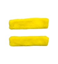 Peluş Seyahat Emniyet Kemer Pedi Kılıfı 2'Li Sarı