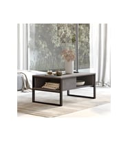 Elanor Metal Orta Sehpa Raflı Beton