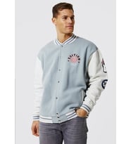 Unisex Oversize Buzgrey Limited Edition Bomber Kolej Ceket