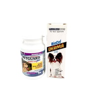Köpekler İçin Biocol + Petguard Biotin,Bira Mayası ve Sarımsaklı Tablet
