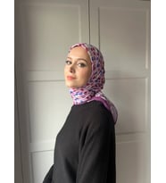Modakaşmir Moonlit Desen Bambu Eşarp (Mint Yeşil)