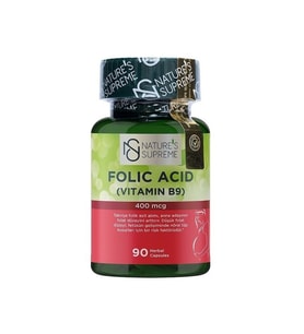 Nature'S Supreme Folic Acid 400 Mcg 90   Kapsül