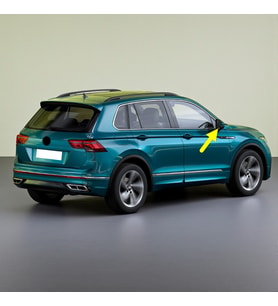 VW Tiguan 2021-2023 Sağ Dış Dikiz Ayna Camı Isıtmalı 5NA857522
