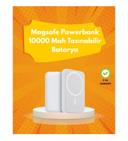 Mey İthalat® Ultra Kompakt ve Güçlü – MagSafe Powerbank 10000 mAh ile Kablosuz Şarj Deneyimi