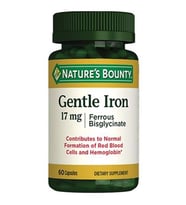 Natures Bounty Gentle Iron 17mg 60 Kapsül