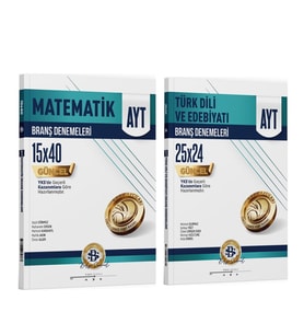 Bilgi Sarmal AYT Matematik ve Türk Dili Edebiyatı Deneme Seti 2 Kitap