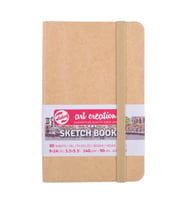 Talens Art Creation Sketchbook Sert Kapak Eskiz Defteri 140 gr 9x14 cm 80 yp KRAFT 