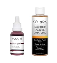 Solaris Cilt Tonu Eşitleyici Canlandırıcı Aha %10 + Bha %2 Serum (30 ml) Ve Gözenek Sıkılaştırıcı Aha + Bha