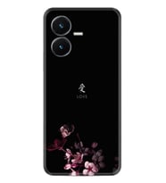 Vivo Y22S Kılıf Silikon Desen Özel Seri Love 1629