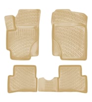 Rizline Kia Rio 2005-2011 İle Uyumlu 3D Havuzlu Paspas Bej