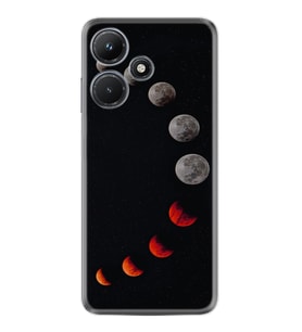 Infınix Hot 30i Kılıf Resimli Desenli Silikon Platinium Series Mooons 1861
