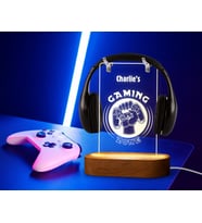 BK Gift Kişiye Özel İsimli Gamer Tasarımlı Led Lamba-1, Gece Lambası, Ev Dekorasyonu, Işıklı Pleksi Biblo