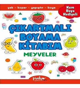 Çıkartmalı Boyama Meyveler