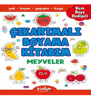 Çıkartmalı Boyama Meyveler