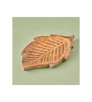 Lida Ahşap Dekoratif Tabak Naturel   30x19  cm