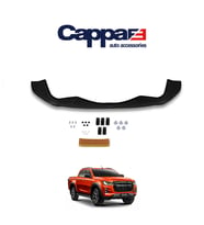 CAPPAFE Isuzu D-Max Ön Kaput Koruyucu Rüzgarlık Yarasa Model Parlak Siyah 2021->