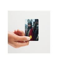 Fatih Sultan Mehmet Parlak Görünümlü Kredi/Banka Kart Kaplama Sticker (Yüksek Kalite)