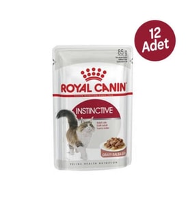 Royal Canin Instinctive Gravy Soslu Kedi Yaş Mama 85 Gr X 12 Adet