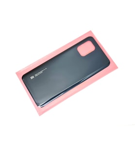 Xiaomi Mi 10 Lite Arka Kapak Pil Kapağı (CAM) SİYAH
