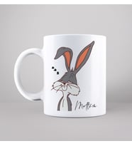 Bugs Bunny Tasarımlı Kupa Kişiye Özel