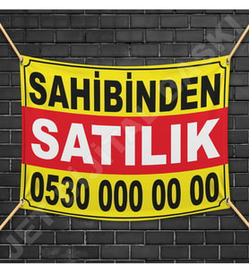 Kişiye Özel Branda Afiş baskısı, 100x70 cm