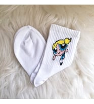 Powerpuff Girls Bubbles Kolej Çorap