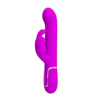 Hızlı Express Multifonsiyonlu Rabbit 7 Titreşimli Oynarbaşlı Pembe Vibratör