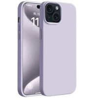 Durukar® iPhone 15 Plus Kılıf First Silikon - Lila