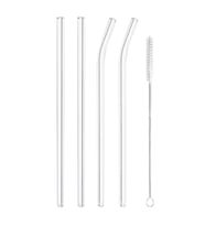 Cam Pipet, Şeffaf, 20 cm x 8 mm,  4 adet Temizlik Fırçası ile Birlikte