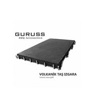 Volkanik Taş Izgara (Kırmızı)