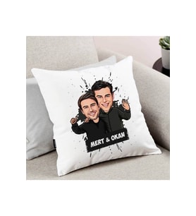 Karikatürlü Yastık